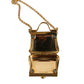 Gold Brass Chain Sicily Micro Bag Pendant Necklace