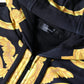 Black Medusa Print Cotton Full Zip HoodieSweatshirt Sweater