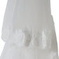 White Floral Lace Nylon Floor Length Wedding Veil