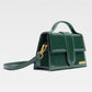 Green Leather Crossbody Bag