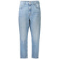 Light Blue Cotton Women Jeans