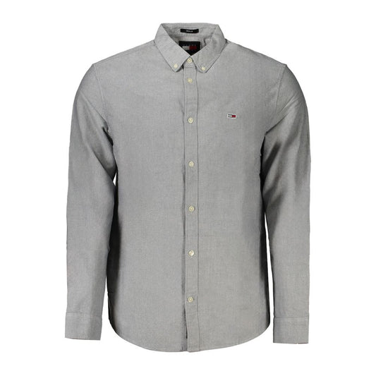 Blue Cotton Men Shirt