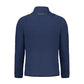 Blue Polyester Men Sweater