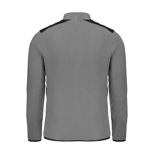 Gray Polyester Men Sweater