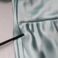 Mint Green Silk Fit Cut One Shoulder Dress