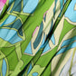 Multicolor Floral Silk Stretch Wrap Dress