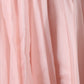 Pink Silk Strapless Maxi A-line Gown Dress