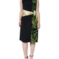 Multicolor Floral Sheath Knee Length Dress