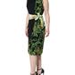 Multicolor Floral Sheath Knee Length Dress