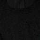 Black Cotton Sheath Knee Length Dress