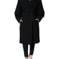 Black Double Breasted Trench Coat Jacket