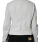 White Double Breasted Blazer Coat Jacket