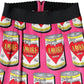 Pink AMORE Silk High Waist Pencil Cut Skirt