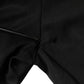 Black Polyester High Waist Tapered Pants