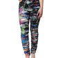 Multicolor Splatter Paint Cotton Skinny Denim Jeans