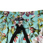 Green Floral Mid Waist Jogger Women Pants