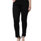 Black Cotton Stretch Skinny Denim Jeans