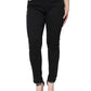 Black Cotton Stretch Skinny Denim Jeans