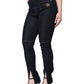 Black Cotton Blend Skinny Denim Jeans