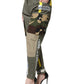 Green Military Cotton Cargo Pants