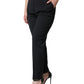 Black High Waist Tapered Women Pants