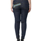 Dark Blue QUEEN Cotton Skinny Denim Jeans