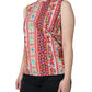 Multicolor Cotton Carretto Floral Tank Top