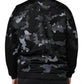 Black Camouflage Round Neck Sweatshirt Sweater