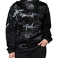 Black Camouflage Round Neck Sweatshirt Sweater