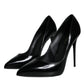 Black Patent Leather KATE Heels Pumps Shoes