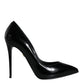 Black Patent Leather KATE Heels Pumps Shoes