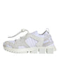 White Mesh Sorrento Trekking Sneakers Shoes