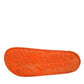 Orange Rubber Slides Sandals Beachwear Shoes