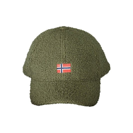 Green Polyester Men Cap