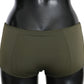 Olive Green Briefs Women's Boxer Lingerie Underwear