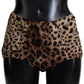 Brown Leopard Print Swimsuit Swimwear Bikini Bottom