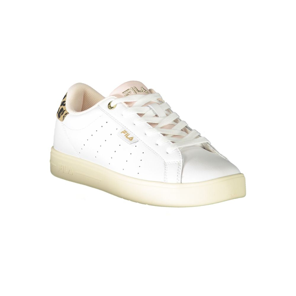 White Leather Women Sneaker