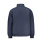 Blue Polyester Men Jacket