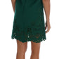 Elegant Green A-Line Sheath Dress