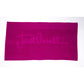 Fuchsia Cotton Men Beach Towel