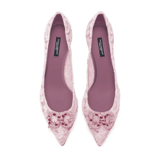 Pink Viscose Women Pump