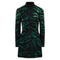 Green Polyester Dress