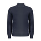 Blue Polyamide Men Sweater