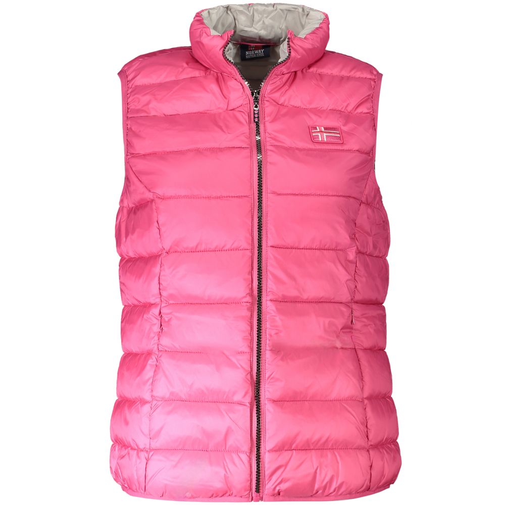 Pink Polyamide Women Jacket