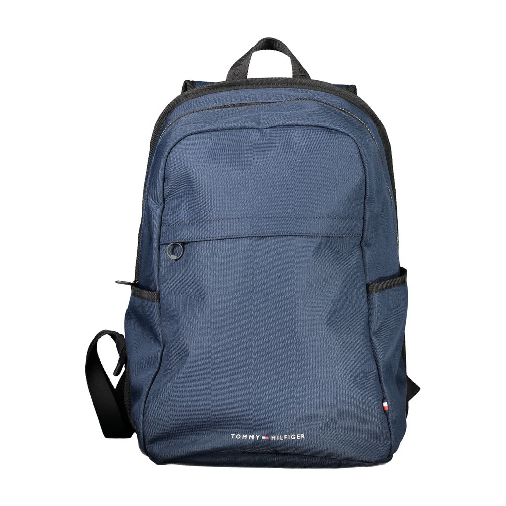 Blue Polyester Backpack