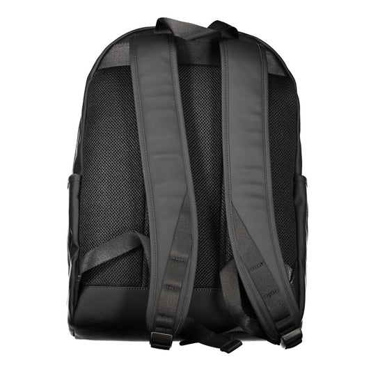 Black Polyester Backpack