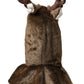 Brown Deer Faux Fur Whole Head Hat