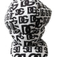 White Logo Whole Head Wrap Hat Men