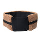 Brown Black Fleece Wool Head Band Hat Men