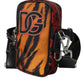 Multicolor Tiger Print Nylon Logo Cross Body Bag